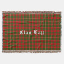 Klan Hay Tartan Throw Blanket