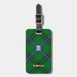Klan Henderson Tartan Bagagebricka