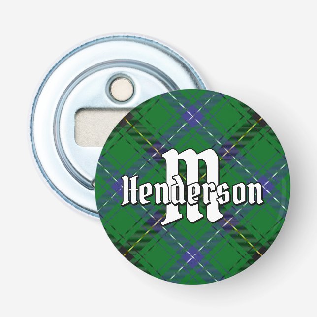 Klan Henderson Tartan Flasköppnare (Framsidan)
