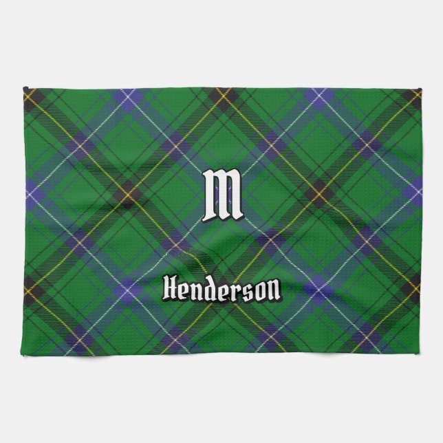 Klan Henderson Tartan Kökshandduk (Horisontell)