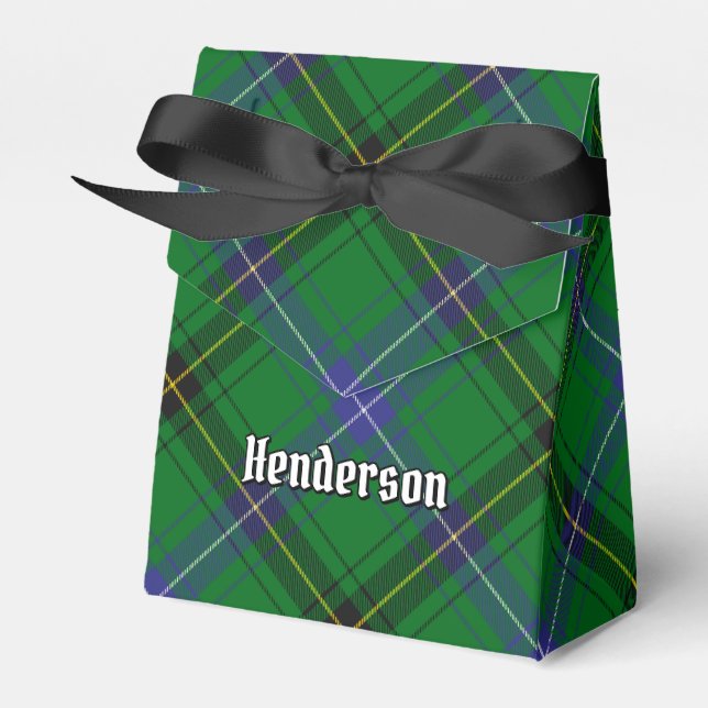 Klan Henderson Tartan Presentaskar (Framsidan Sidan)