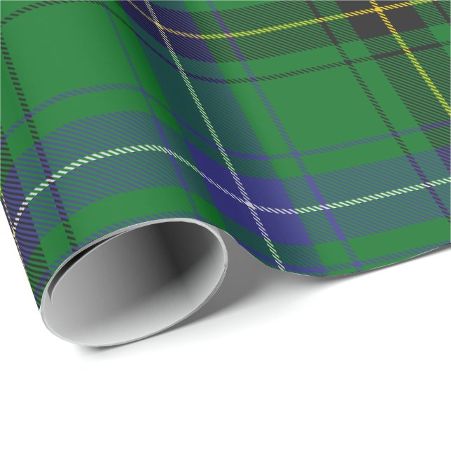 Klan Henderson Tartan Presentpapper (Rullad Hörn)