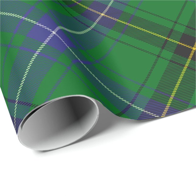 Klan Henderson Tartan Presentpapper (Rullad Hörn)