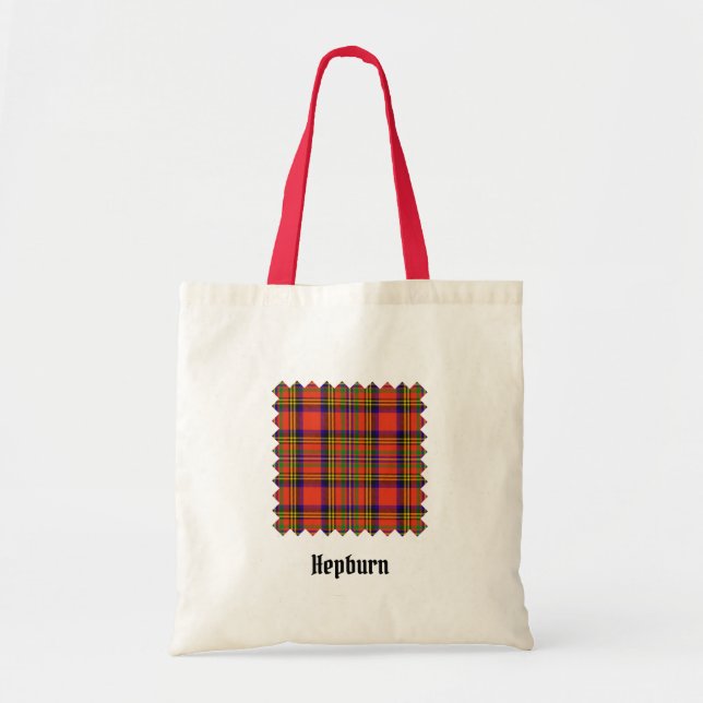 Klan Hepburn Tartan Tygkasse (Framsidan)