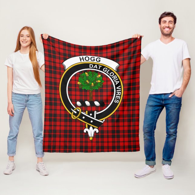 Klan Hog Tartan Play Fleecefilt (På plats)