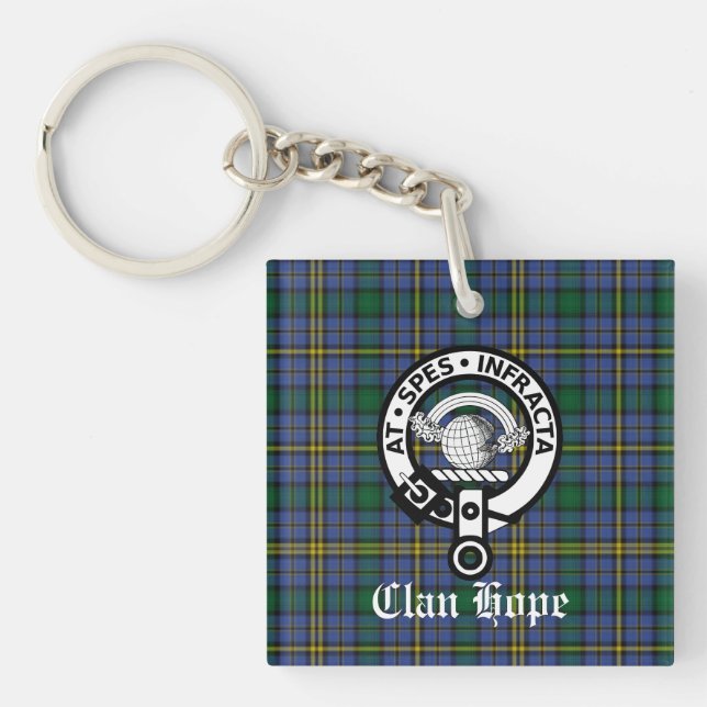 Klan Hope Vapensköld Badge & Tartan (Framsidan)