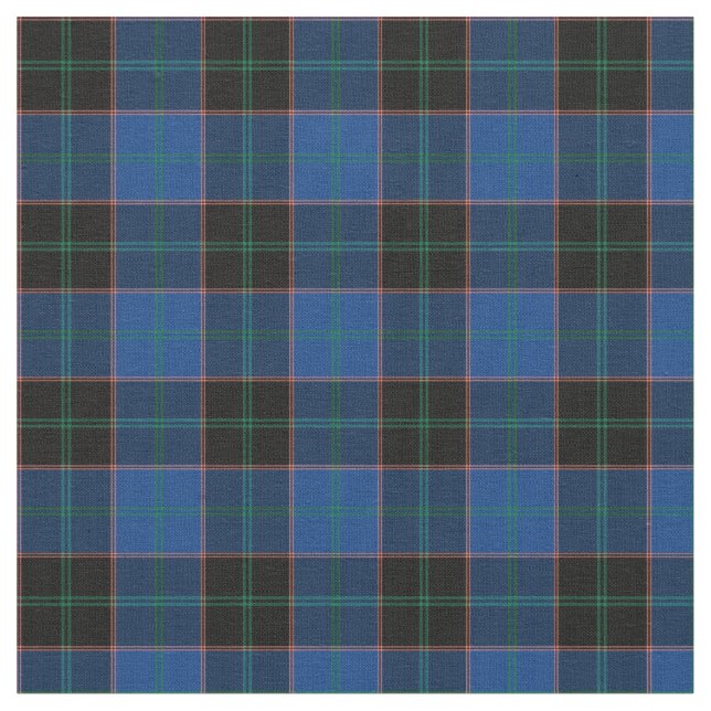 Klan Hume Tartan Tyg (Närbild)