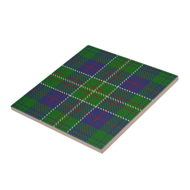 Klan Hunter Scottish Expression Tartan Kakelplatta (Sidan)