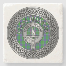 Klan Hunter Vapensköld & Tartan Knot