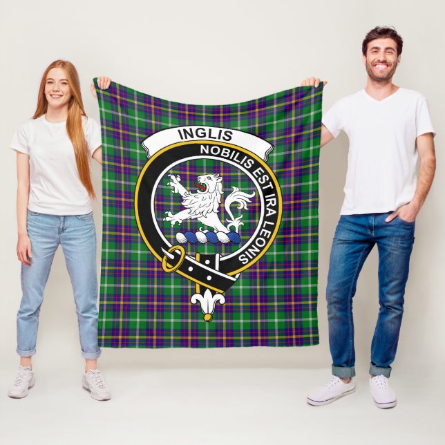 Klan Inglis Tartan Play Fleecefilt (På plats)
