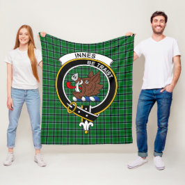 Klan Innes Hunting Tartan Play Fleecefilt