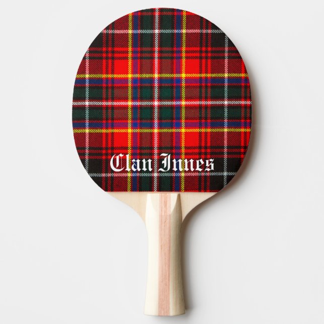 Klan Innes Tartan Pingisracket (Framsidan)