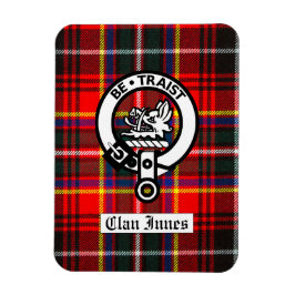 Klan Innes Vapensköld Badge & Tartan Magnet