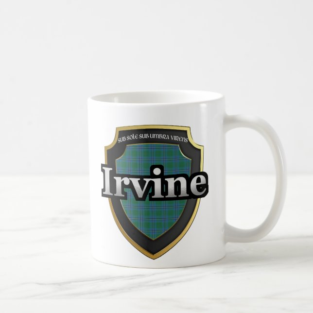 Klan Irvine Scottish Dynasty Tartan Mugg Kopp (Höger)