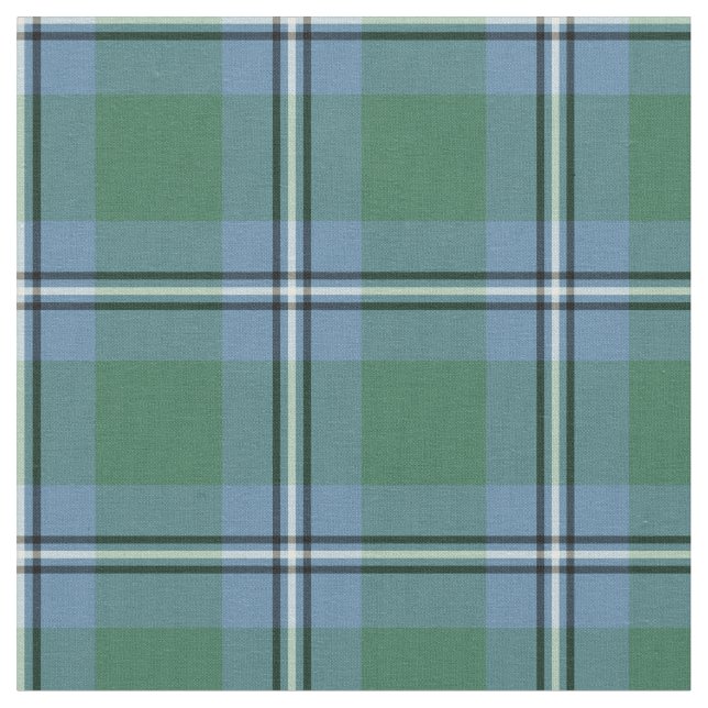 Klan Irvine Tartan Tyg (Närbild)