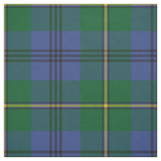 Klan Johnston Tartan Fabric Tyg (Provkarta)