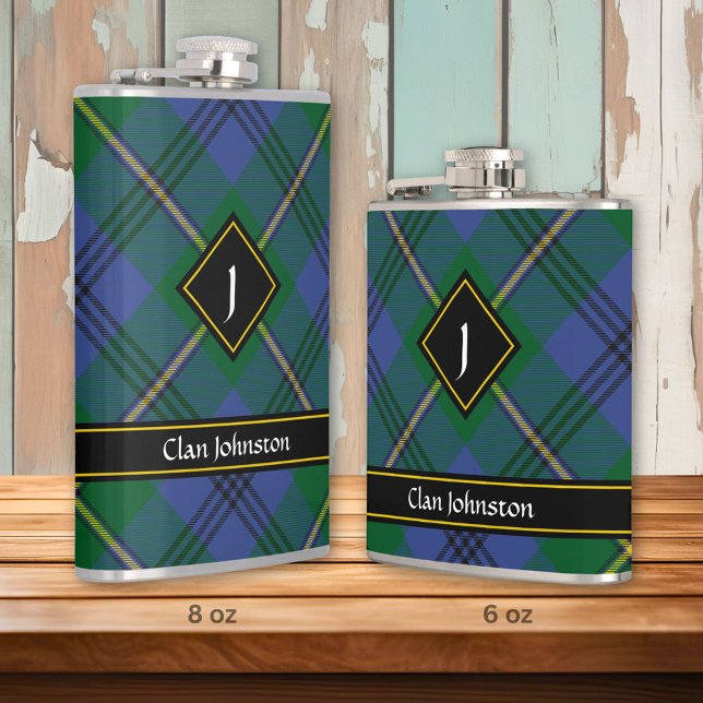 Klan Johnston Tartan Flask Fickplunta (Skapare uppladdad)