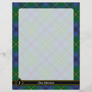 Klan Johnston Tartan Flyer