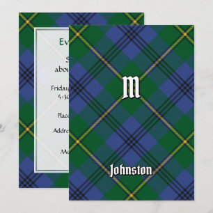 Klan Johnston Tartan-inbjudan Inbjudningar