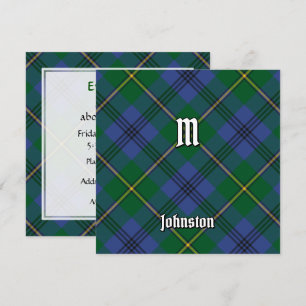 Klan Johnston Tartan-inbjudan Inbjudningar
