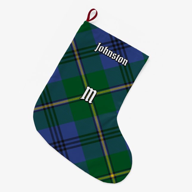 Klan Johnston Tartan-julklapp Stor Julstrumpa (Framsidan (Hängande))