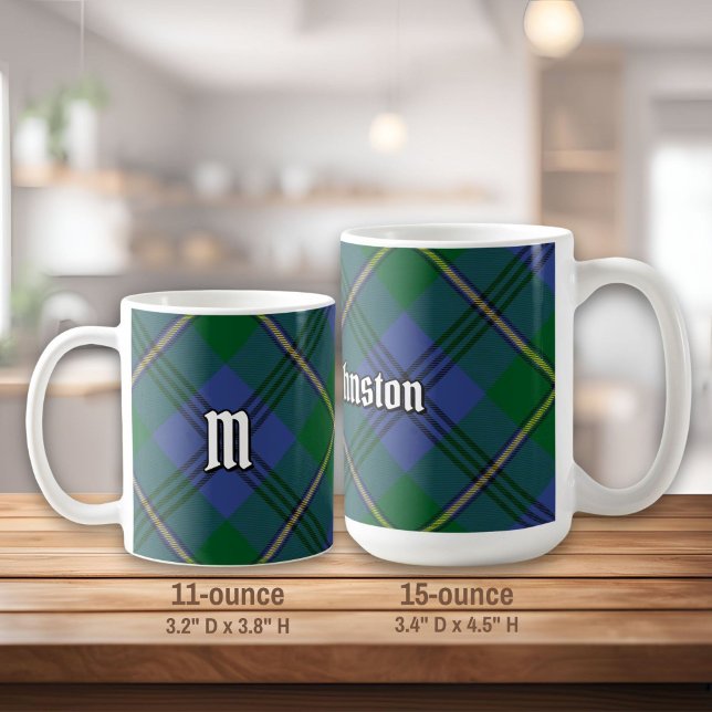 Klan Johnston Tartan Kaffemugg (Skapare uppladdad)