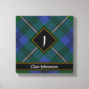Klan Johnston Tartan Kanvastryck