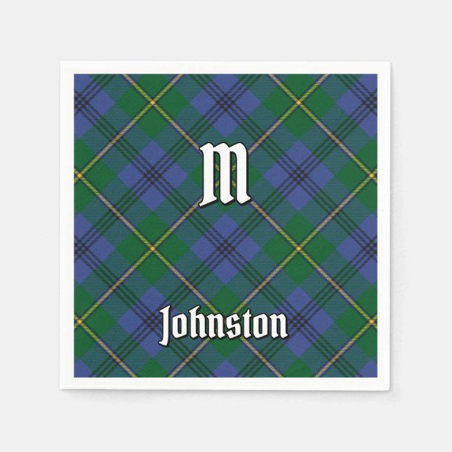 Klan Johnston Tartan Napkins Pappersservett (Framsidan)