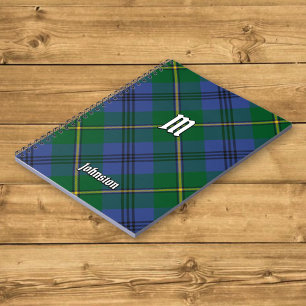 Klan Johnston Tartan Notebook Anteckningsbok
