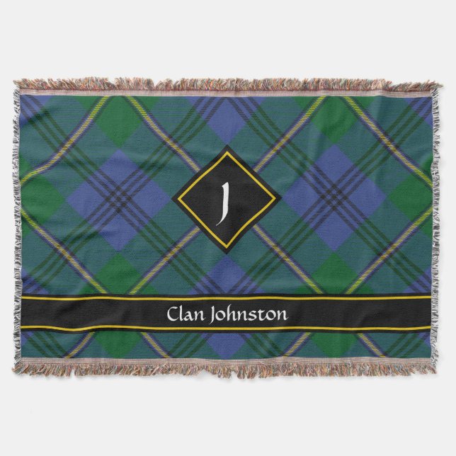 Klan Johnston Tartan Throw Blanket Filt (Framsidan)