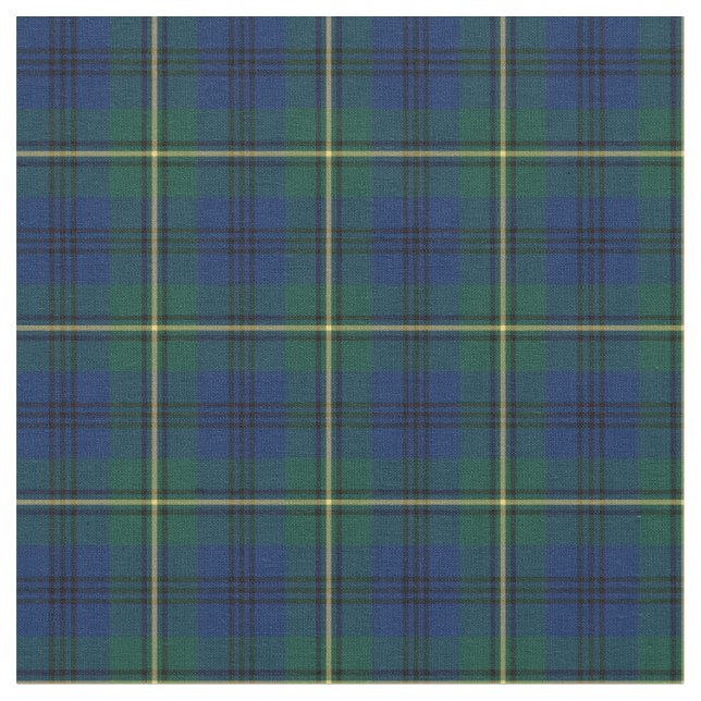 Klan Johnston Tartan Tyg (Närbild)
