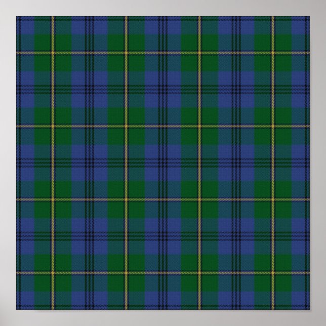 Klan Johnstone Tartan - Digital Download Poster (Framsidan)