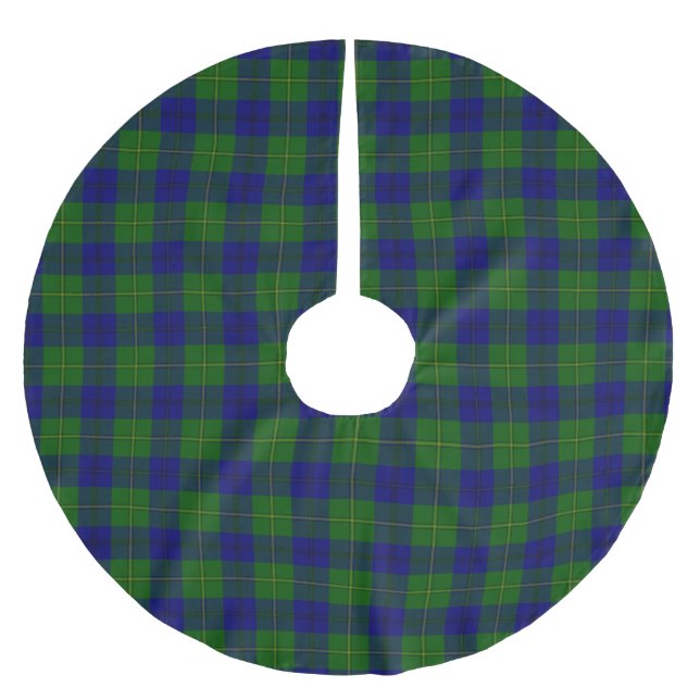 Klan Johnstone Tartan Play Julgransmatta Borstad Polyester (Framsidan)