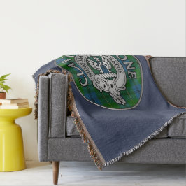 Klan Johnstone Vapensköld & Tartan Knot Filt