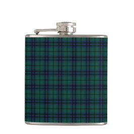 Klan Keith Mörk grönt Modern Scottish Tartan Fickplunta