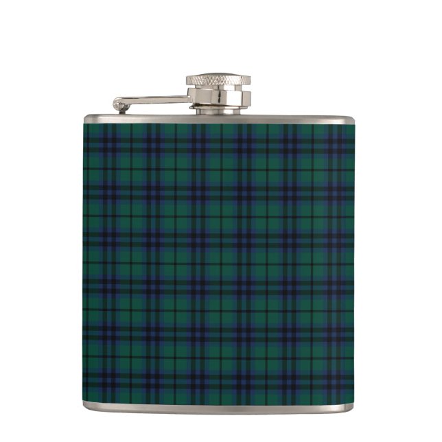 Klan Keith Mörk grönt Modern Scottish Tartan Fickplunta (Framsidan)