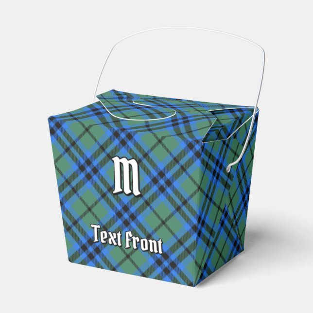 Klan Keith Tartan Favor Box Presentaskar (Framsidan Sidan)