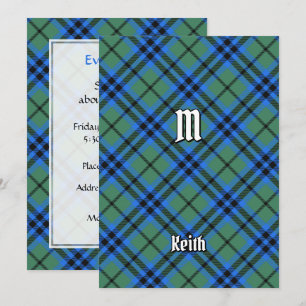 Klan Keith Tartan-inbjudan Inbjudningar