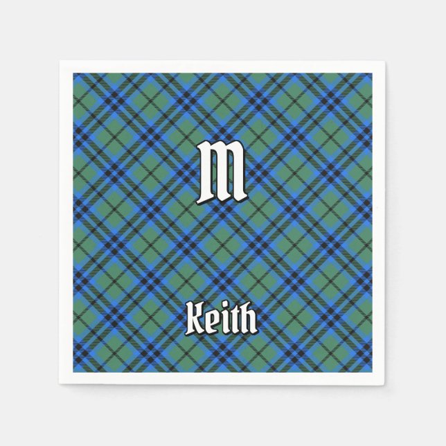 Klan Keith Tartan Napkins Pappersservett (Framsidan)