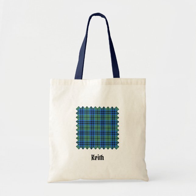Klan Keith Tartan Tote Bag Tygkasse (Framsidan)