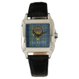 Klan Keith Vapensköld & antikens Tartan-klocka Armbandsur
