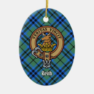 Klan Keith Vapensköld Ceramic Ornament