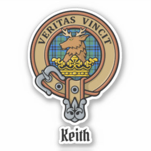 Klan Keith Vapensköld Sticker Klistermärken