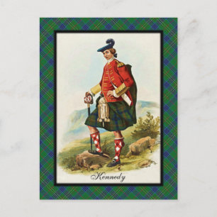 Klan Kennedy Scottish Dreams Postcard Vykort