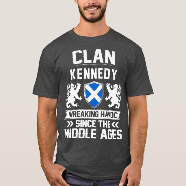 Klan KENNEDY scottish family scotland mor T Shirt (Framsida)