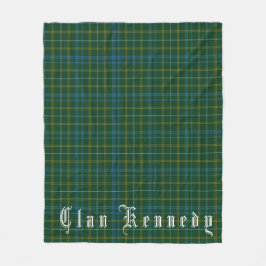 Klan Kennedy Tartan Fleece Blanket