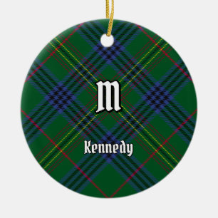 Klan Kennedy Tartan Julgransprydnad Keramik