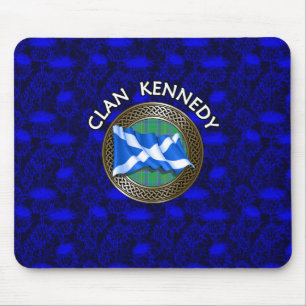 Klan Kennedy Tartan Knot & Flagga Musmatta