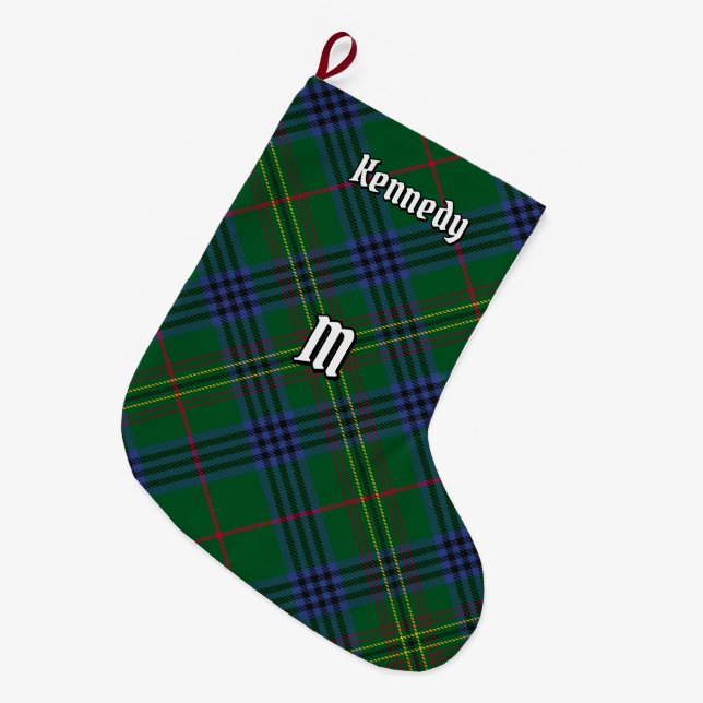Klan Kennedy Tartan Stor Julstrumpa (Framsidan (Hängande))