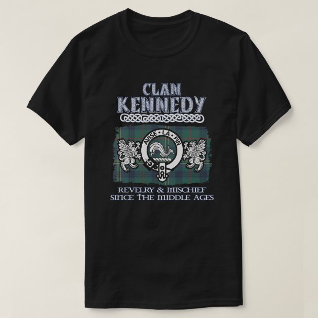 Klan Kennedy vapensköld Scottish klans Scottish Su T Shirt (Design framsida)